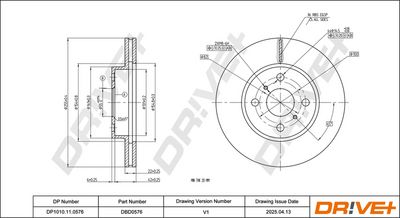 BREMSSCHEIBE DR!VE+ DP1010110576 2