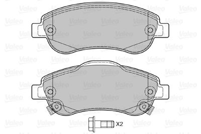 Brake Pad Set, disc brake 598901