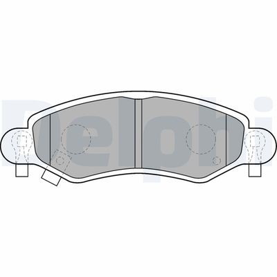 Комплект тормозных колодок, дисковый тормоз LP1500