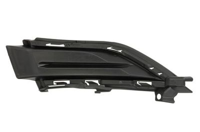 Voorbumper afdekking Voor Rechts (black-matt) past: VW GOLF VII 03.17-12.20