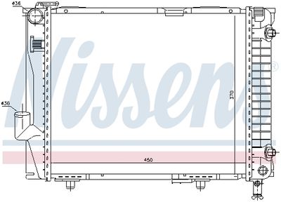 RADIATOR RACIRE MOTOR NISSENS 62711 4