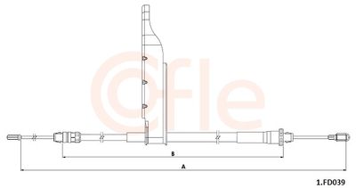 CABLU FRANA DE PARCARE