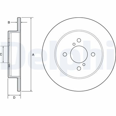 BREMSSCHEIBE DELPHI BG4539