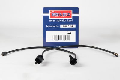 Styk ostrzegawczy, zużycie okładzin hamulcowych BORG & BECK BWL3194