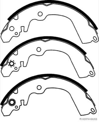BREMSBACKENSATZ Herth+Buss Jakoparts J3505005 1