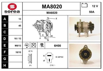 GENERATOR SNRA MA8020