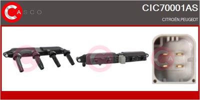 Катушка зажигания CASCO CIC70001AS для CITROËN AX