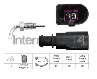 Sensor, exhaust gas temperature Intermotor 27441