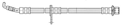CEF 512366 Тормозной шланг  для TOYOTA COROLLA Liftback (_E11_) 1.4 (EE111_)