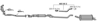 ABGASANLAGE ERNST 050887