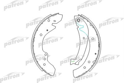 Комплект тормозных колодок PATRON PSP534 для PEUGEOT BOXER