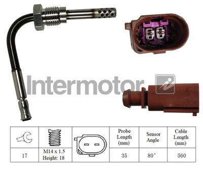 Sensor, exhaust gas temperature Intermotor 27247