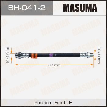Тормозной шланг MASUMA BH-041-2 для AUDI F103