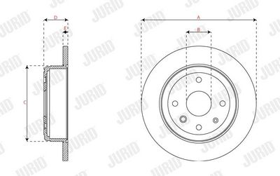 BREMSSCHEIBE JURID 562879JC 2