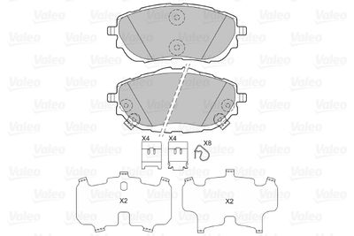 SET PLACUTE FRANA FRANA DISC VALEO 601362 1