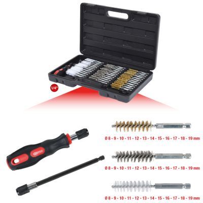 Sada čistících kartáčků KS TOOLS 340.0010