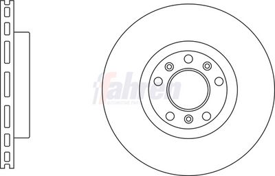 Fahren Brake Disc FBD6814