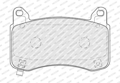 Remblokken set Voor , past: TESLA MODEL 3, MODEL Y Electric 01.17-
