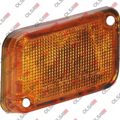 Lampglas Links (oranje)
