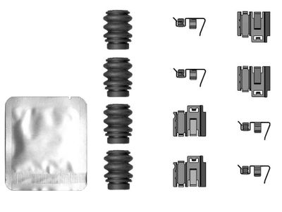 Комплектующие, колодки дискового тормоза TEXTAR 82554000 для TESLA MODEL Y