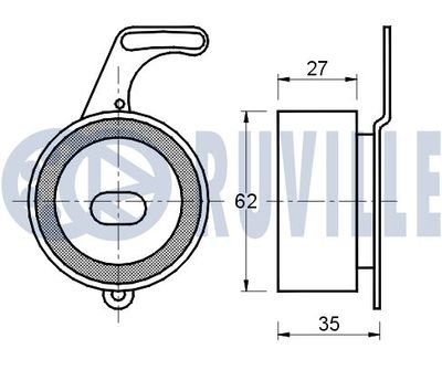 ROLA INTINZATOR CUREA DISTRIBUTIE RUVILLE 540372 1