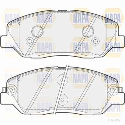 Brake Pad Set NAPA NBP1379