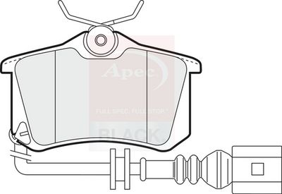 APEC Brake Pad Set, disc brake PAD1220B