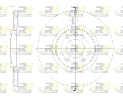 спирачен диск ROADHOUSE 61776.10