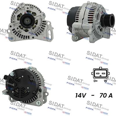 SIDAT A12BH0833A2 Генератор  для AUDI V8 (Ауди В8)