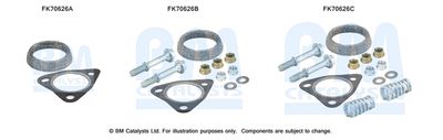 Монтажен комплект, изпускателна тръба BM Catalysts FK70626