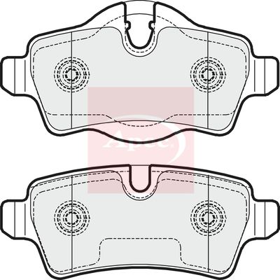 APEC Brake Pad Set, disc brake PAD1648