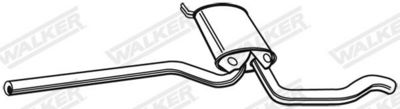 MITTELSCHALLDäMPFER WALKER 22067 8
