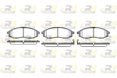 Комплект тормозных колодок, дисковый тормоз ROADHOUSE 2748.02 для NISSAN NAVARA