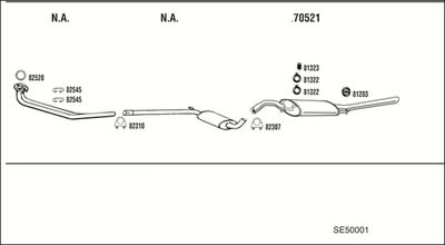 SISTEM DE ESAPAMENT WALKER SE50001