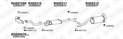 ABGASANLAGE VENEPORTE 550584