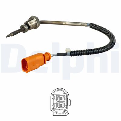 Čidlo, teplota výfukových plynů DELPHI TS30146