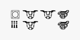 SET MONTARE SISTEM DE ESAPAMENT