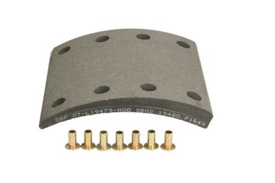 Brake shoe lining Achter (367x180. 1-overmaat)