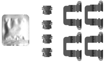 Комплектующие, колодки дискового тормоза TEXTAR 82554500 для HONDA HR-V