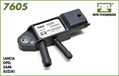 Czujnik, ciśnienie spalin MTE-THOMSON 7605