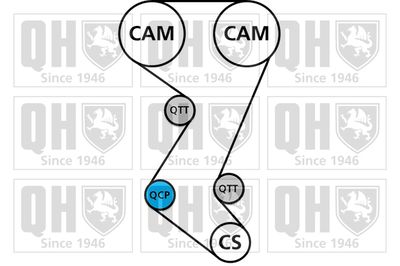 SET CUREA DE DISTRIBUTIE QUINTON HAZELL QBK750 1