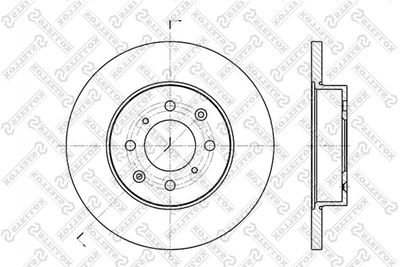 Тормозной диск STELLOX 6020-4012-SX для ROVER 25