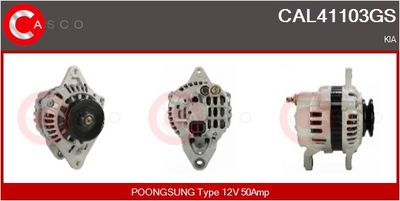 GENERATOR / ALTERNATOR CASCO CAL41103GS