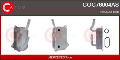 RADIATOR ULEI ULEI MOTOR CASCO COC76004AS