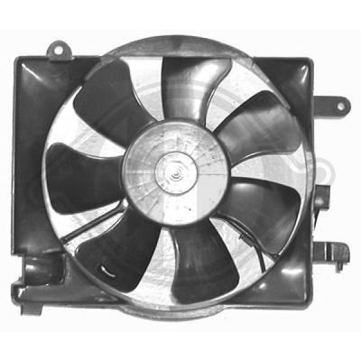 Вентилятор, охлаждение двигателя DIEDERICHS 6930101 для DAEWOO MATIZ
