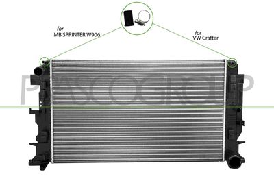 RADIATOR RACIRE MOTOR PRASCO ME919R001