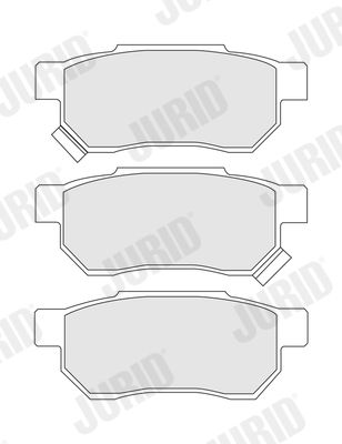 Brake Pad Set, disc brake 572136J