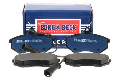 комплект спирачно феродо, дискови спирачки BORG & BECK BBP1406
