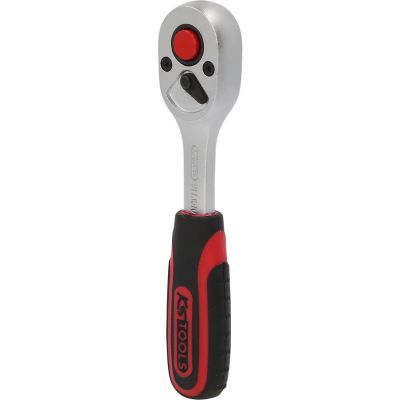 Ks Tools - Mini račňa s prepínacou páčkou 72 zubov 1/4" 110mm