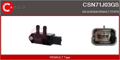 SENZOR PRESIUNE GAZE EVACUARE